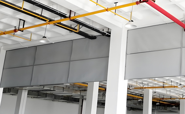 商场防烟分区常闭节点:长武挡烟垂壁高度与控制器接线图解 商场防烟分区常闭节点:长武挡烟垂壁高度与控制器接线图解